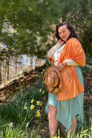 Vestido de verano midi fluido ISLAND