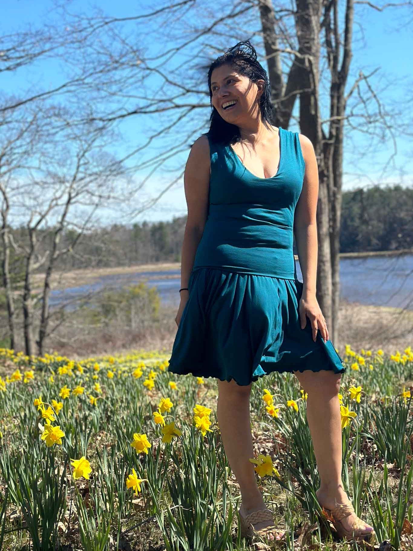 angelrox® dixie dress in tissue cove