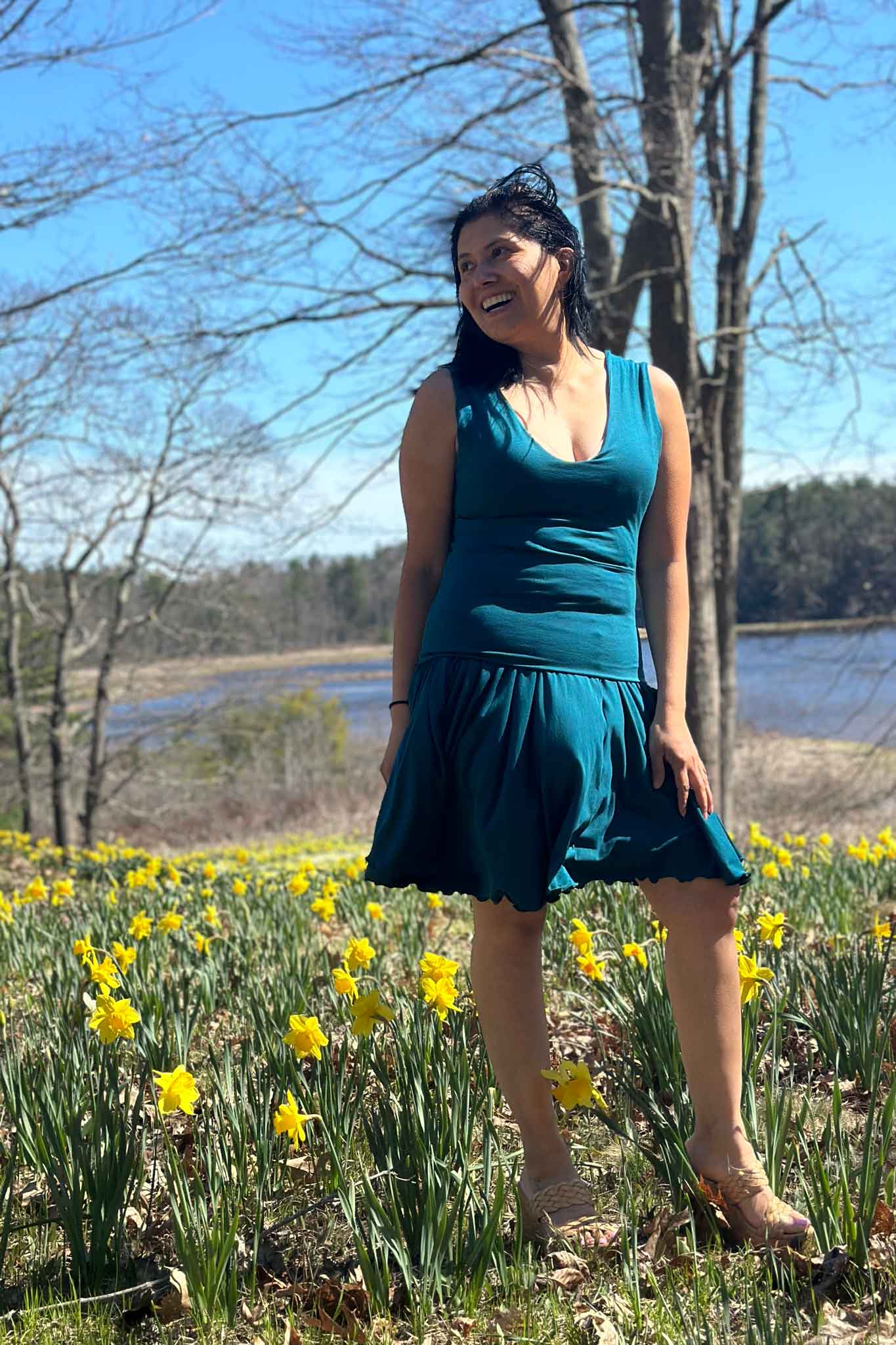 angelrox® dixie dress in tissue cove