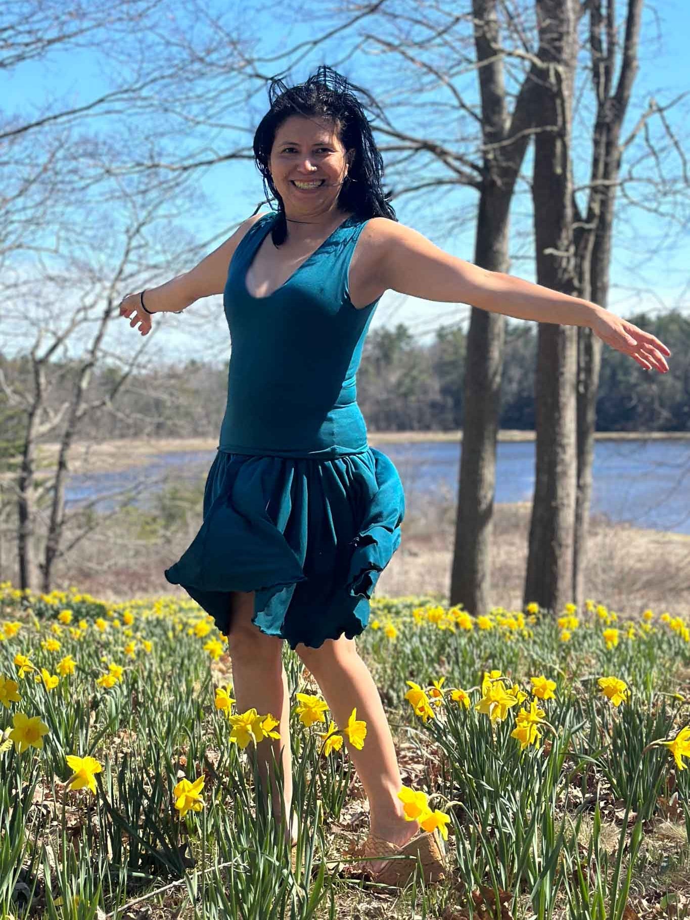 angelrox® dixie dress in tissue cove