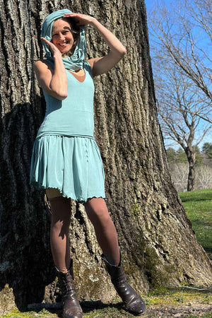 angelrox® dixie dress in tissue sky