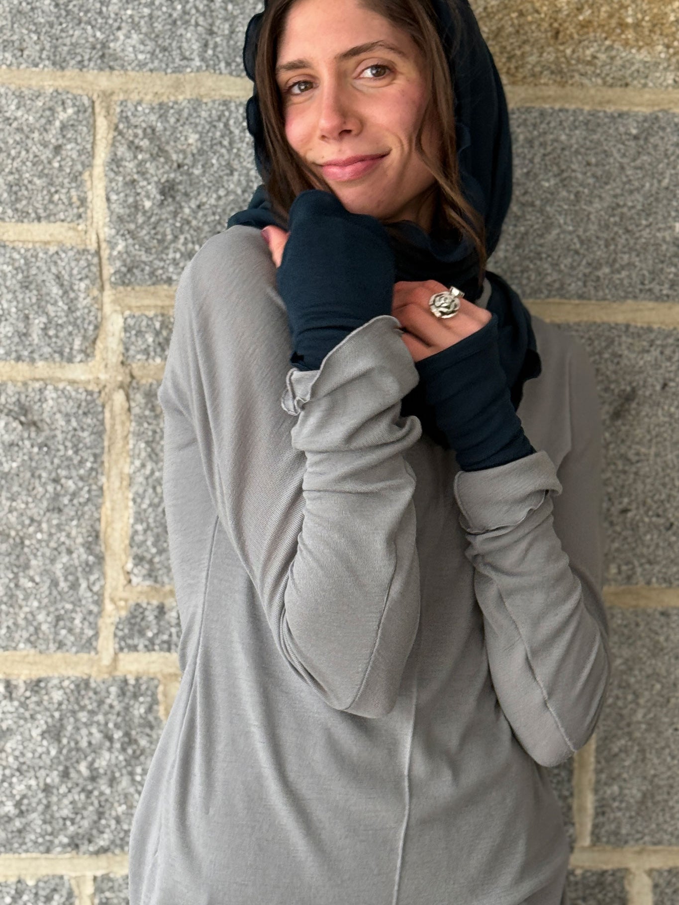 WOOL ARIA fingerless glove