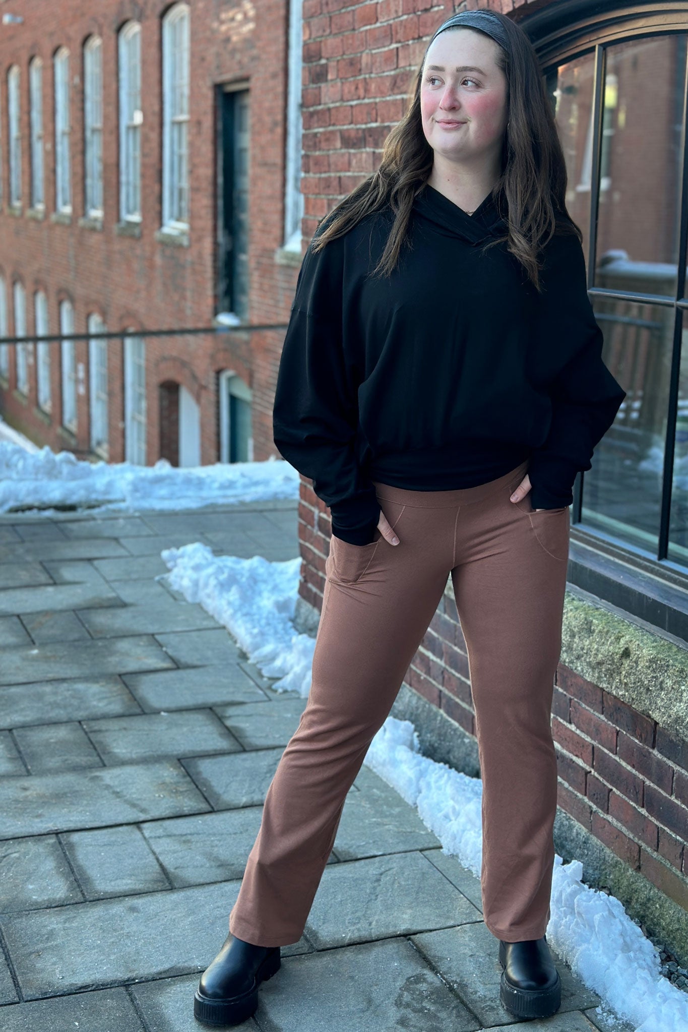 cedar terry YOGI with black terry BEACHCOMBER