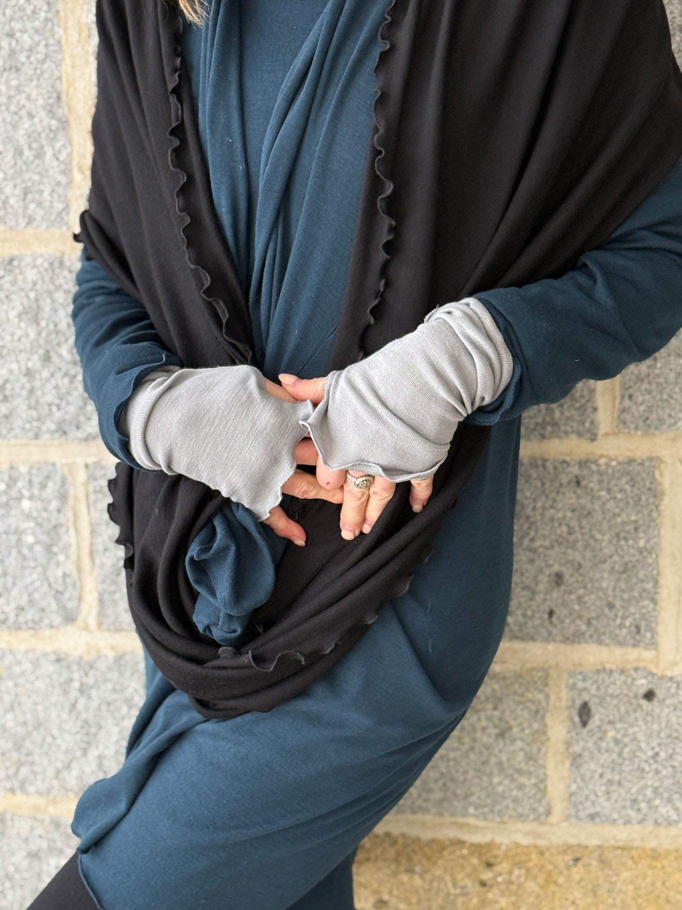 WOOL ARIA fingerless glove