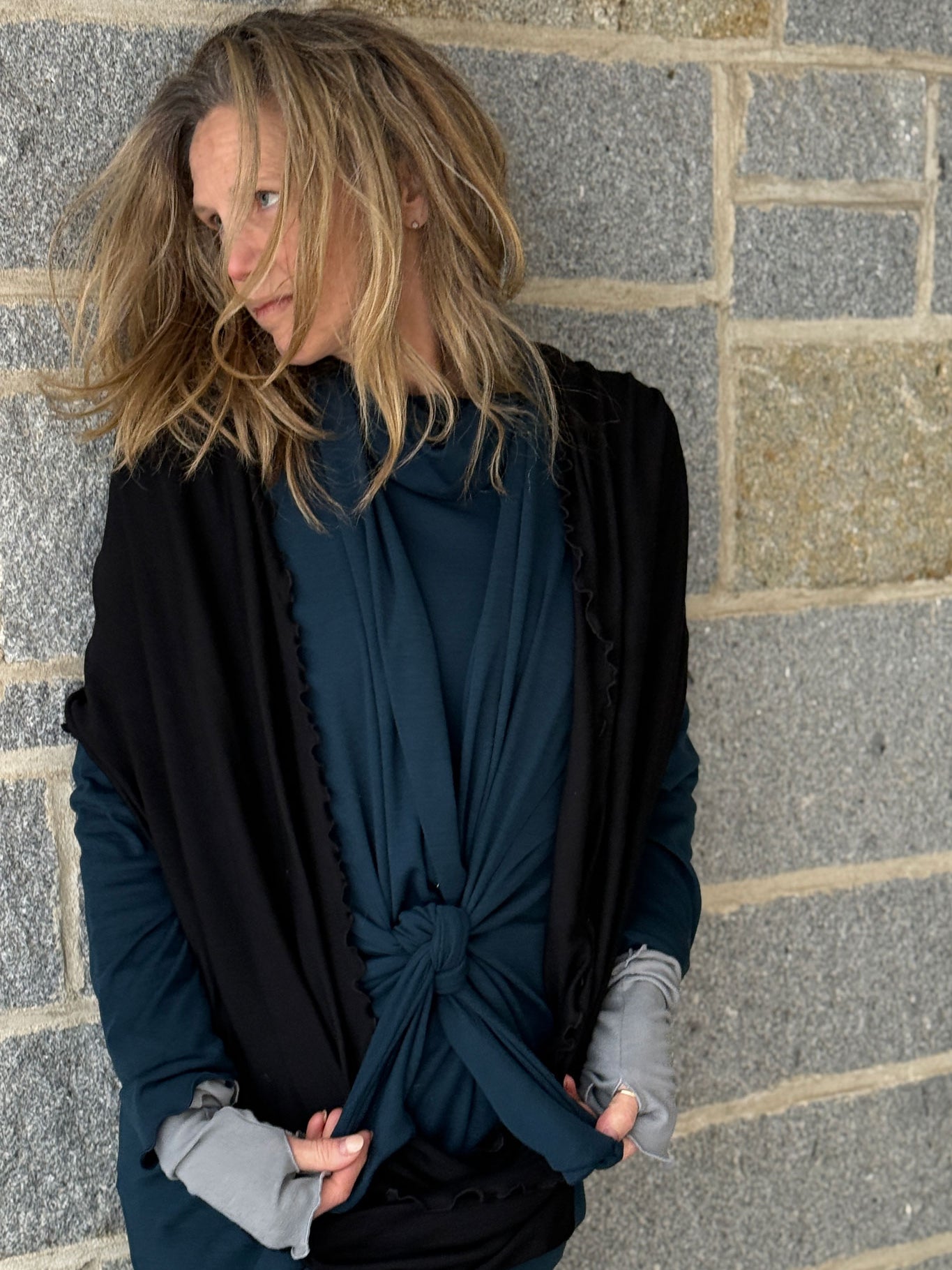 WOOL LOOP infinity scarf shawl