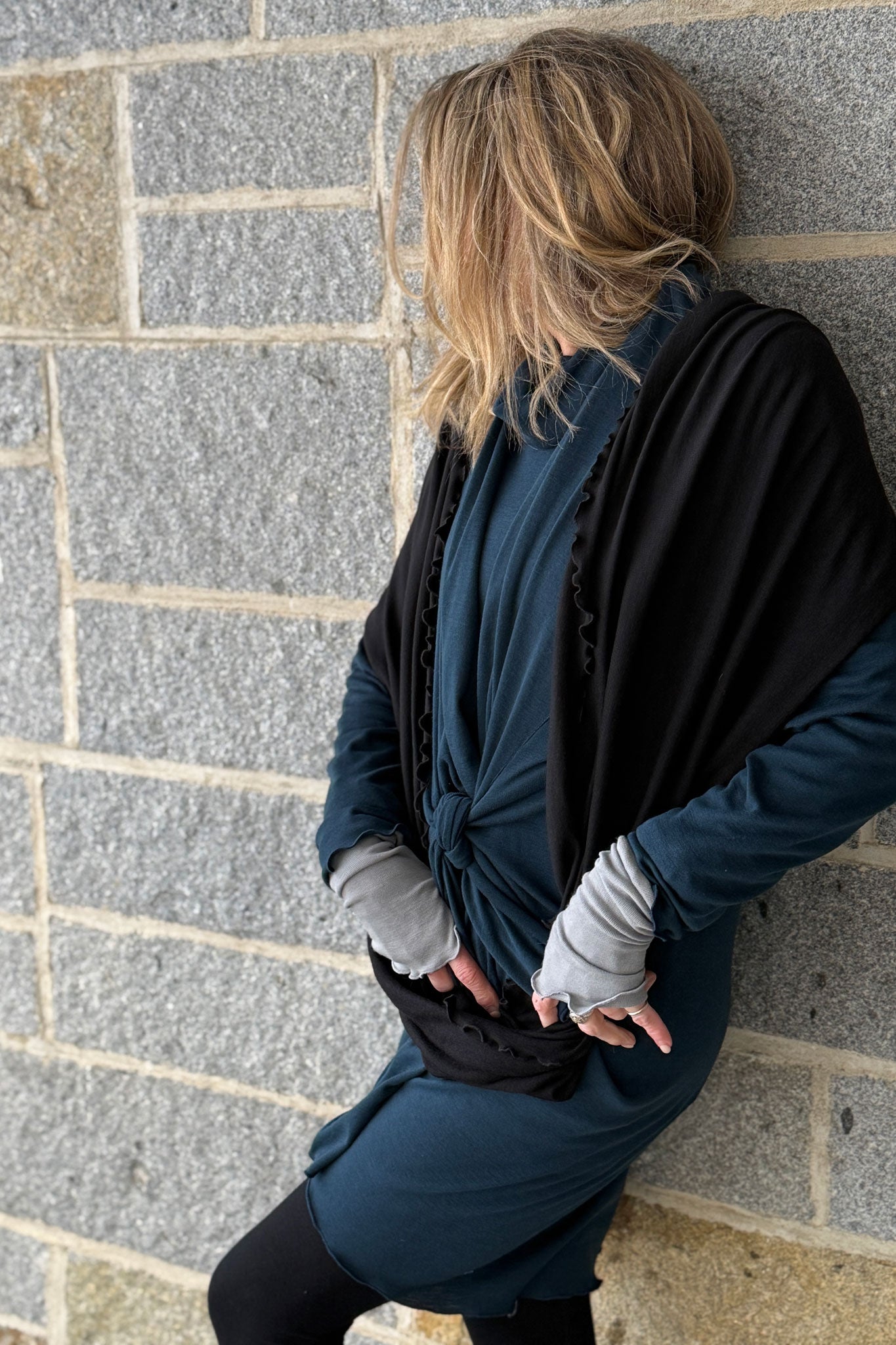 WOOL LOOP infinity scarf shawl