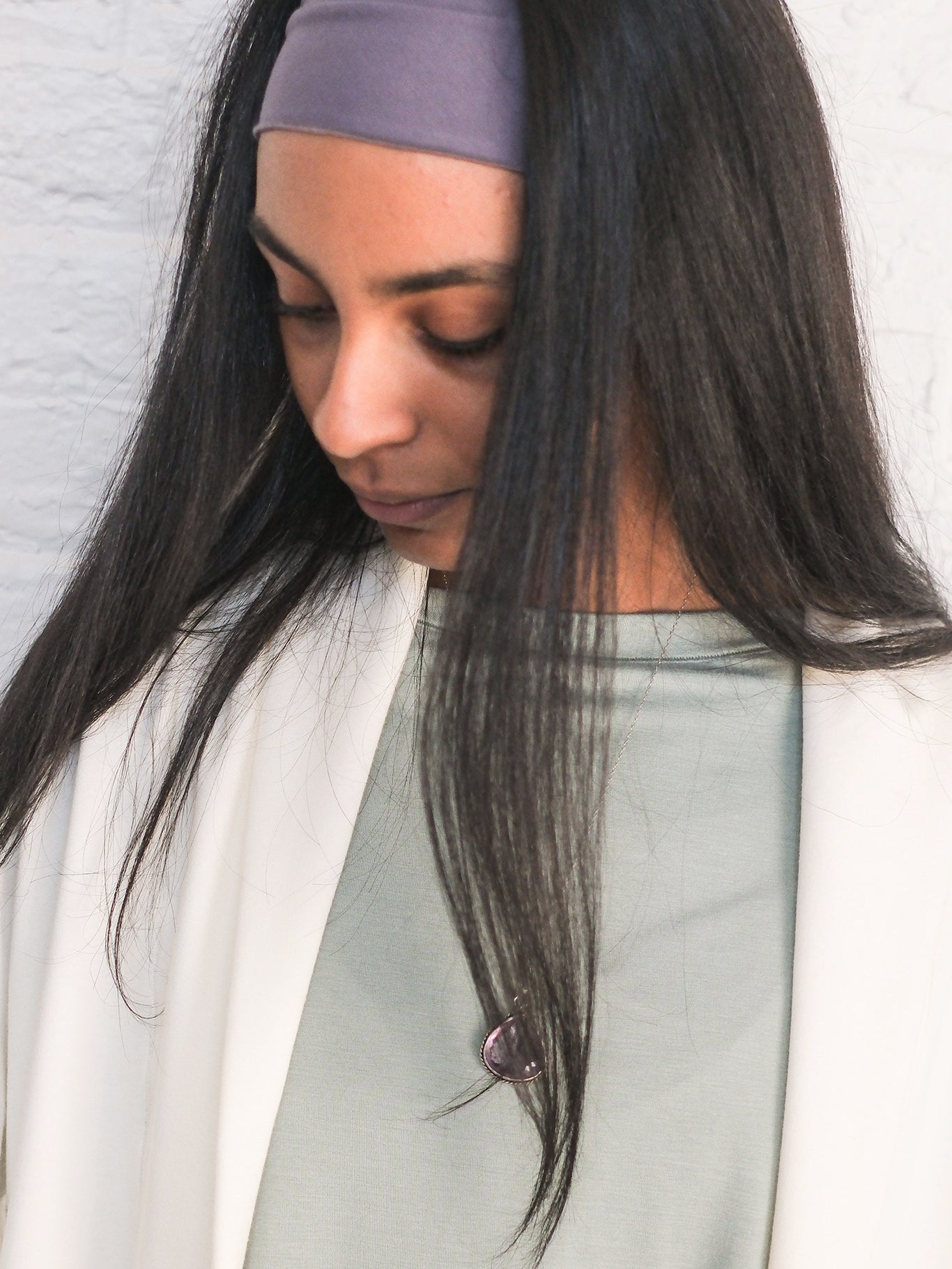 band in soulful paired with homerun in glass and doris blazer in milk