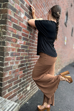 suger® swirlsuit in almond + black sweet t