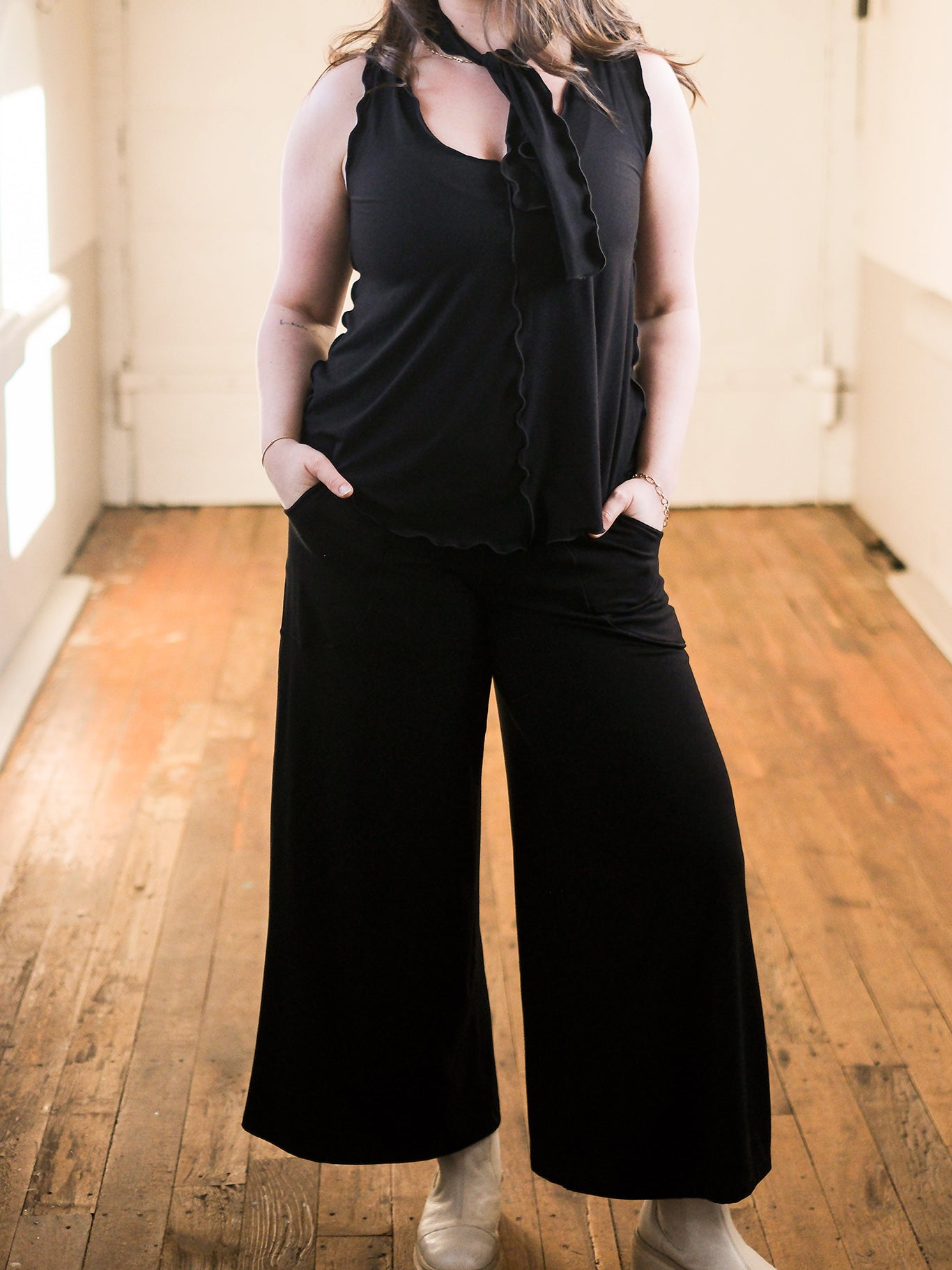 HARLOW elegant wide leg pant