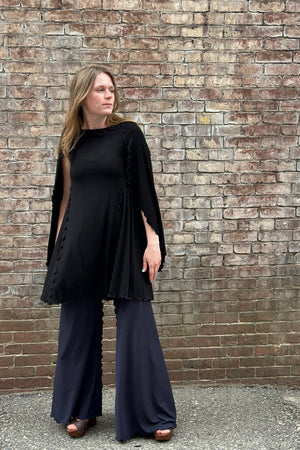 angelrox® dahlin' dress in black + midnight swirlsuit