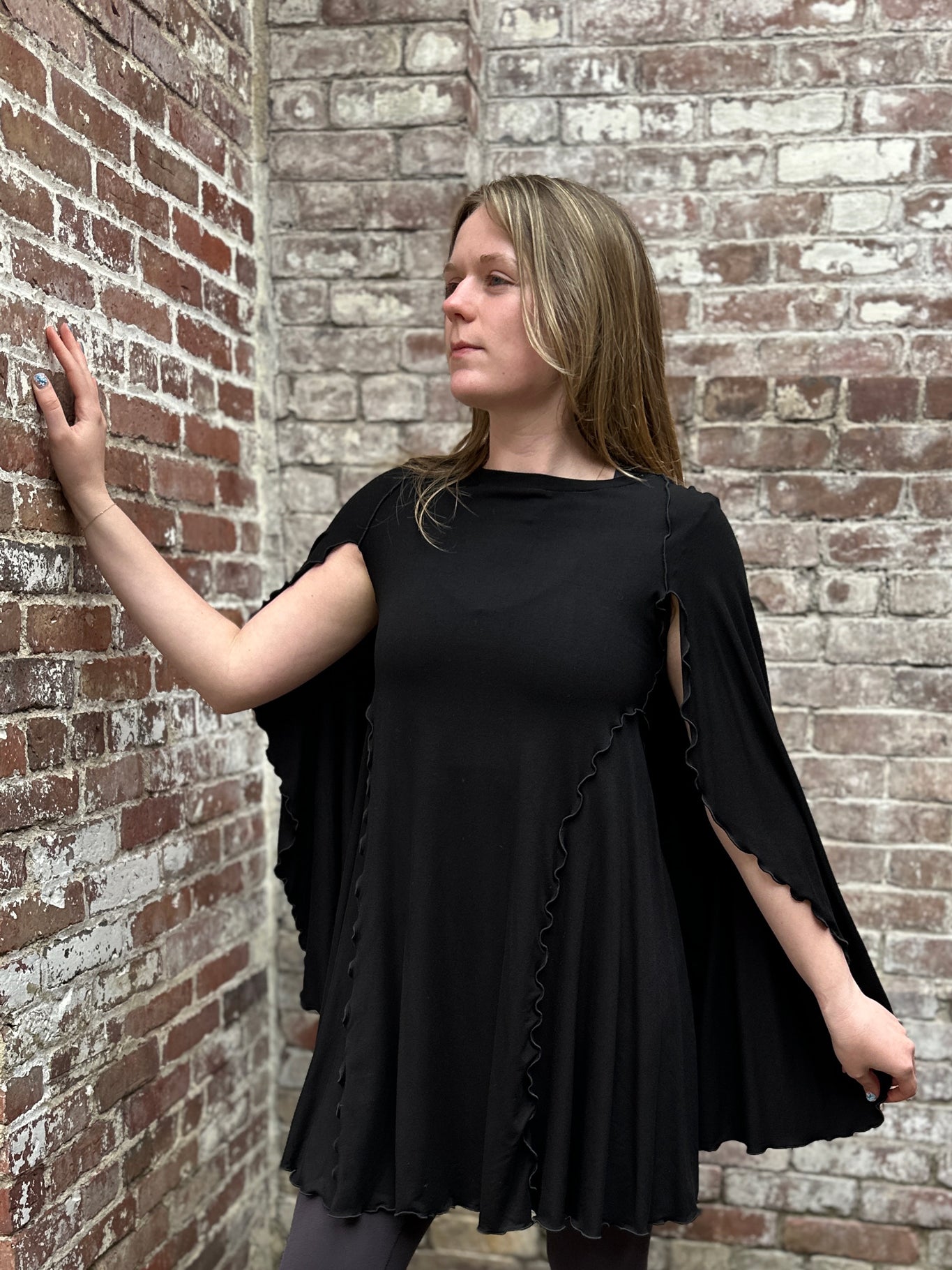 angelrox® dahlin' dress in black