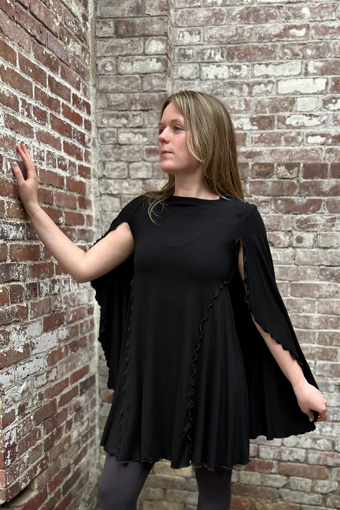 angelrox® dahlin' dress in black