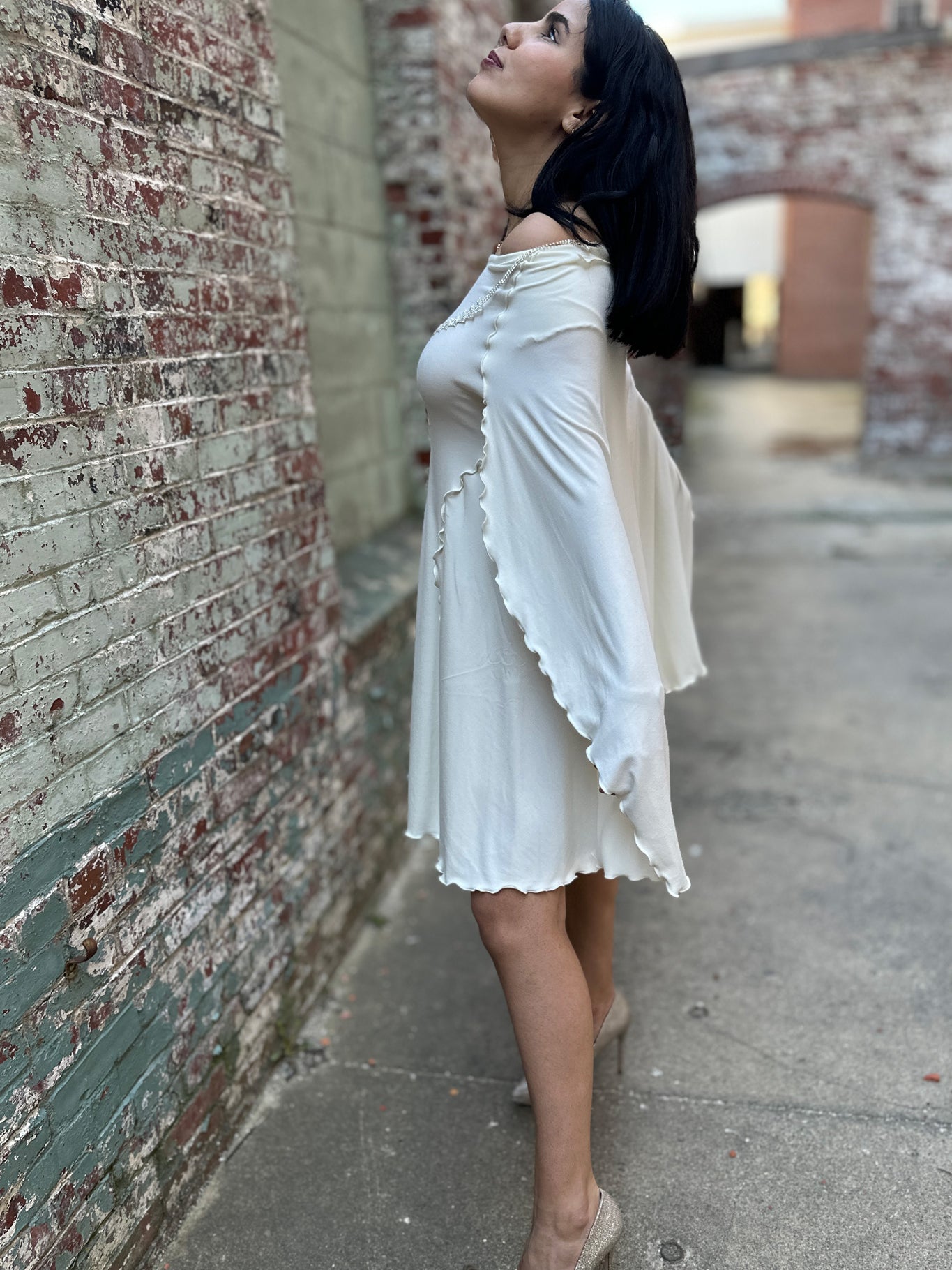 dahlin' dress in milk