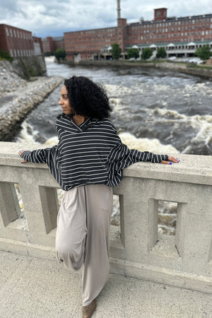 suger® beachcomber in yin stripe with farmer in clay