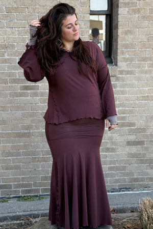 Robe jupe poncho douillet LADY FLIRT