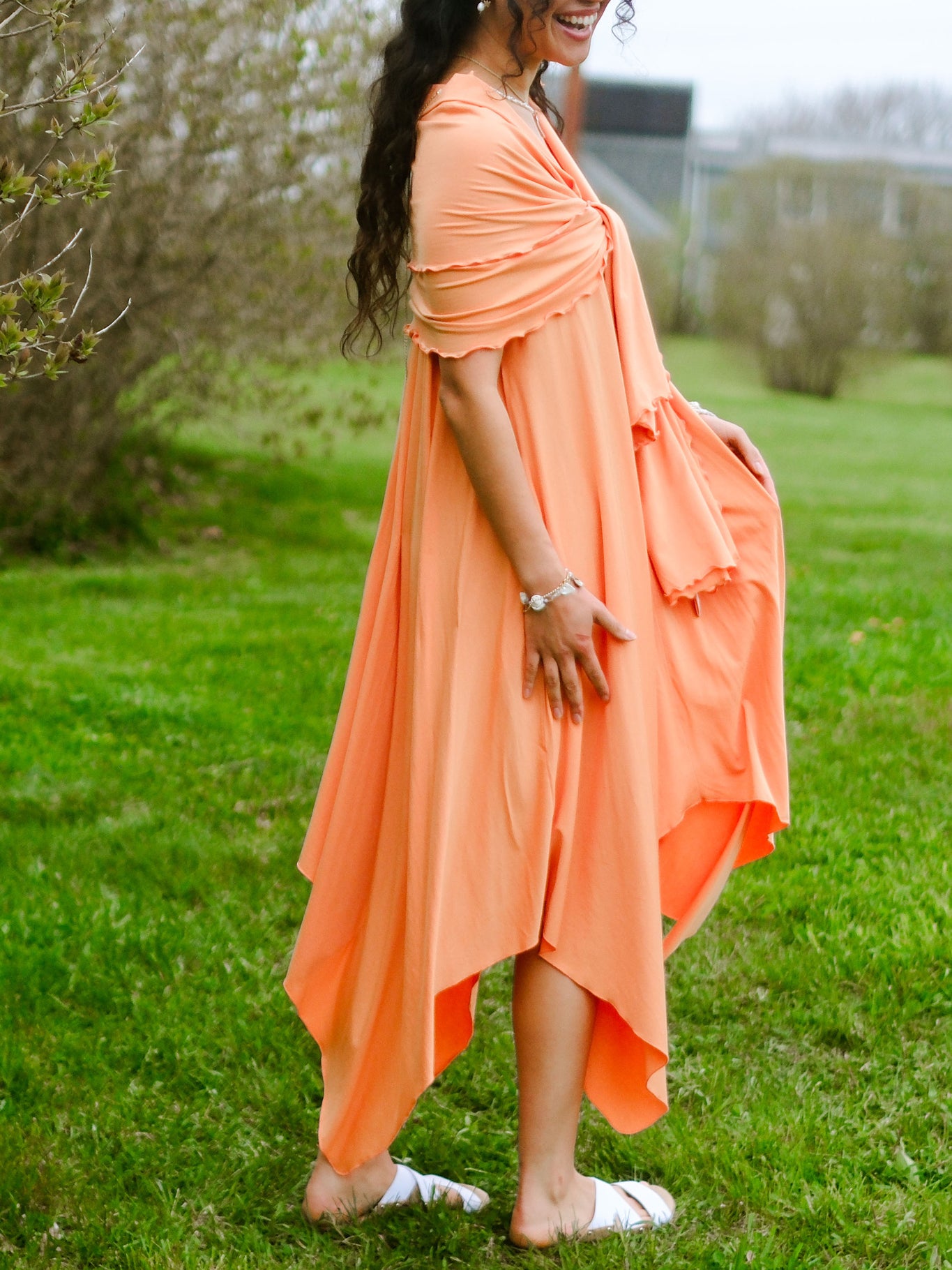 Robe d'été fluide mi-longue ISLAND