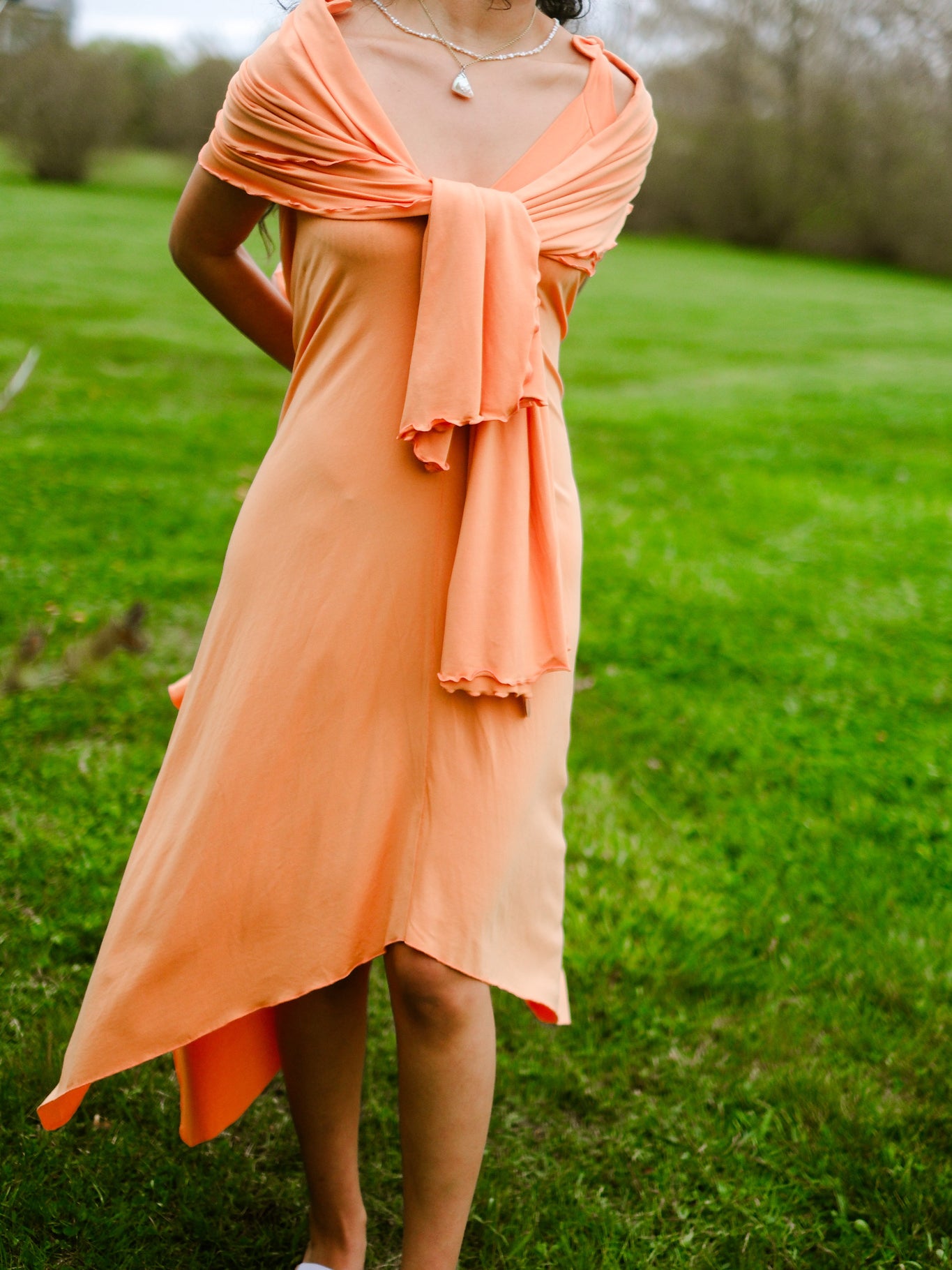 Robe d'été fluide mi-longue ISLAND