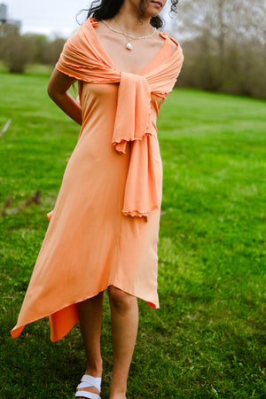 Robe d'été fluide mi-longue ISLAND