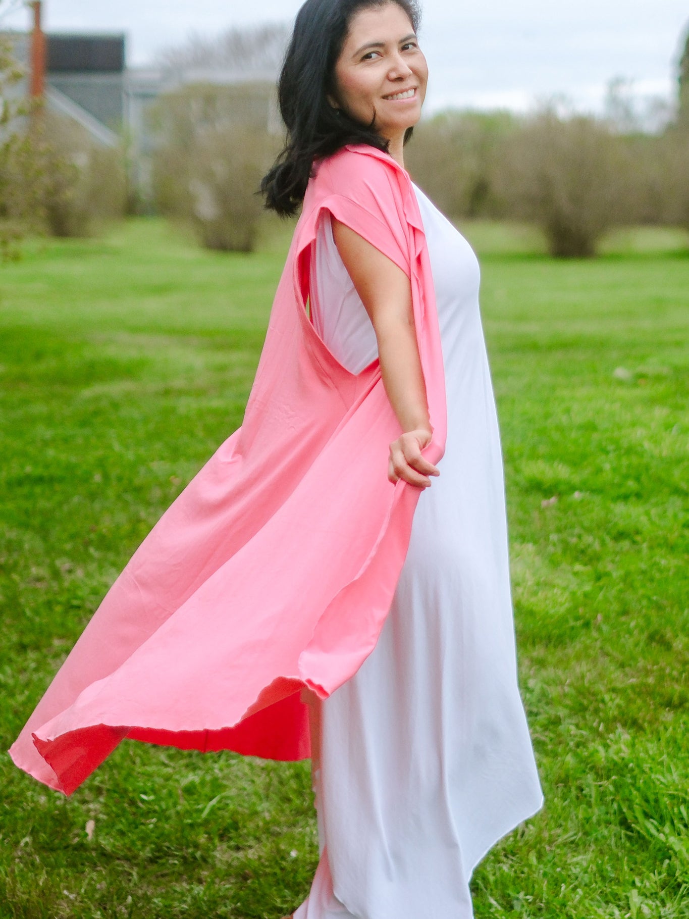 Vestido de verano midi fluido ISLAND