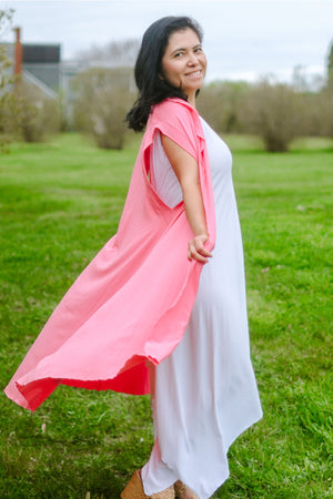 Vestido de verano midi fluido ISLAND