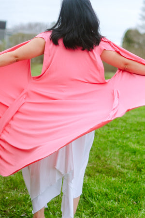 Vestido de verano midi fluido ISLAND