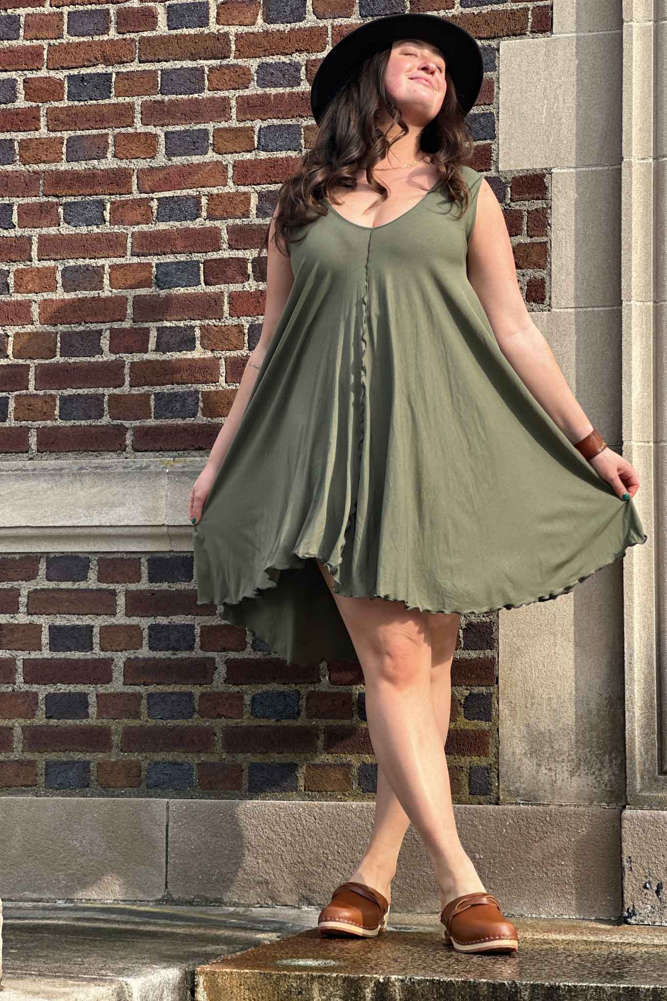 angelrox® dixie dress in tissue bay