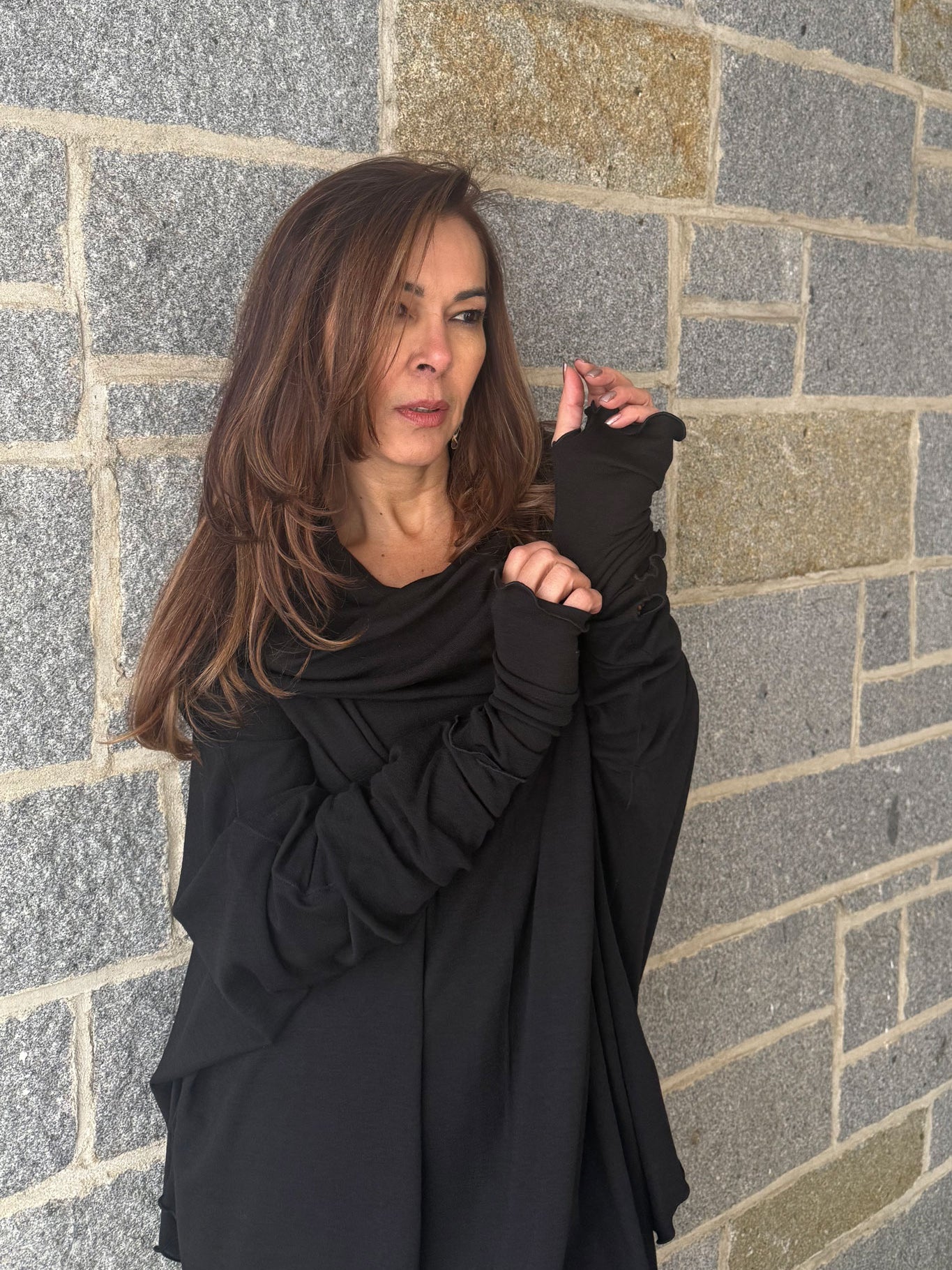 WOOL ARIA fingerless glove