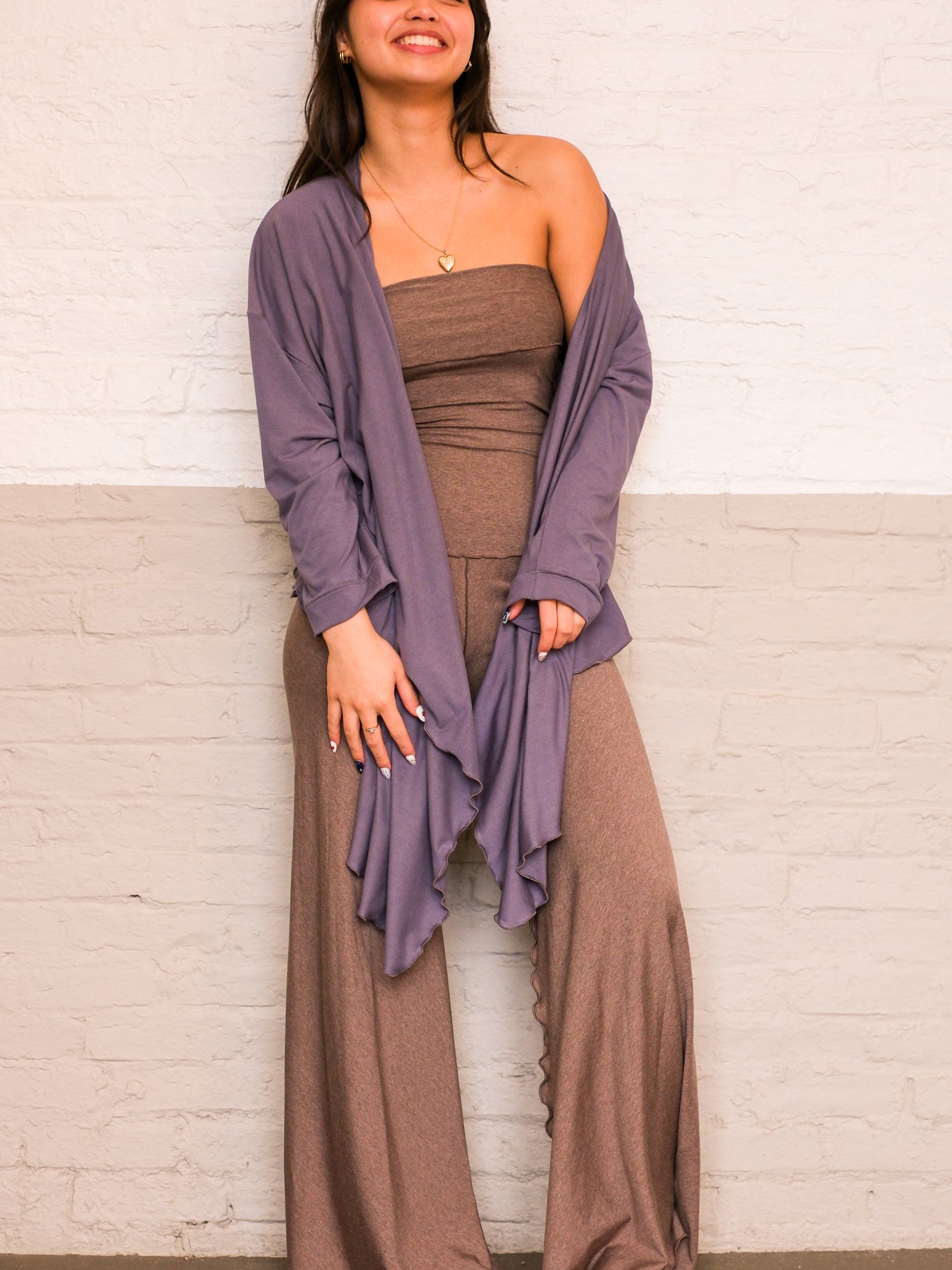 combinaison à jambe large SWIRLSUIT douce