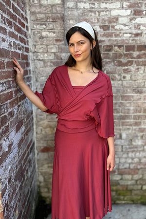 Robe jupe poncho douillet LADY FLIRT