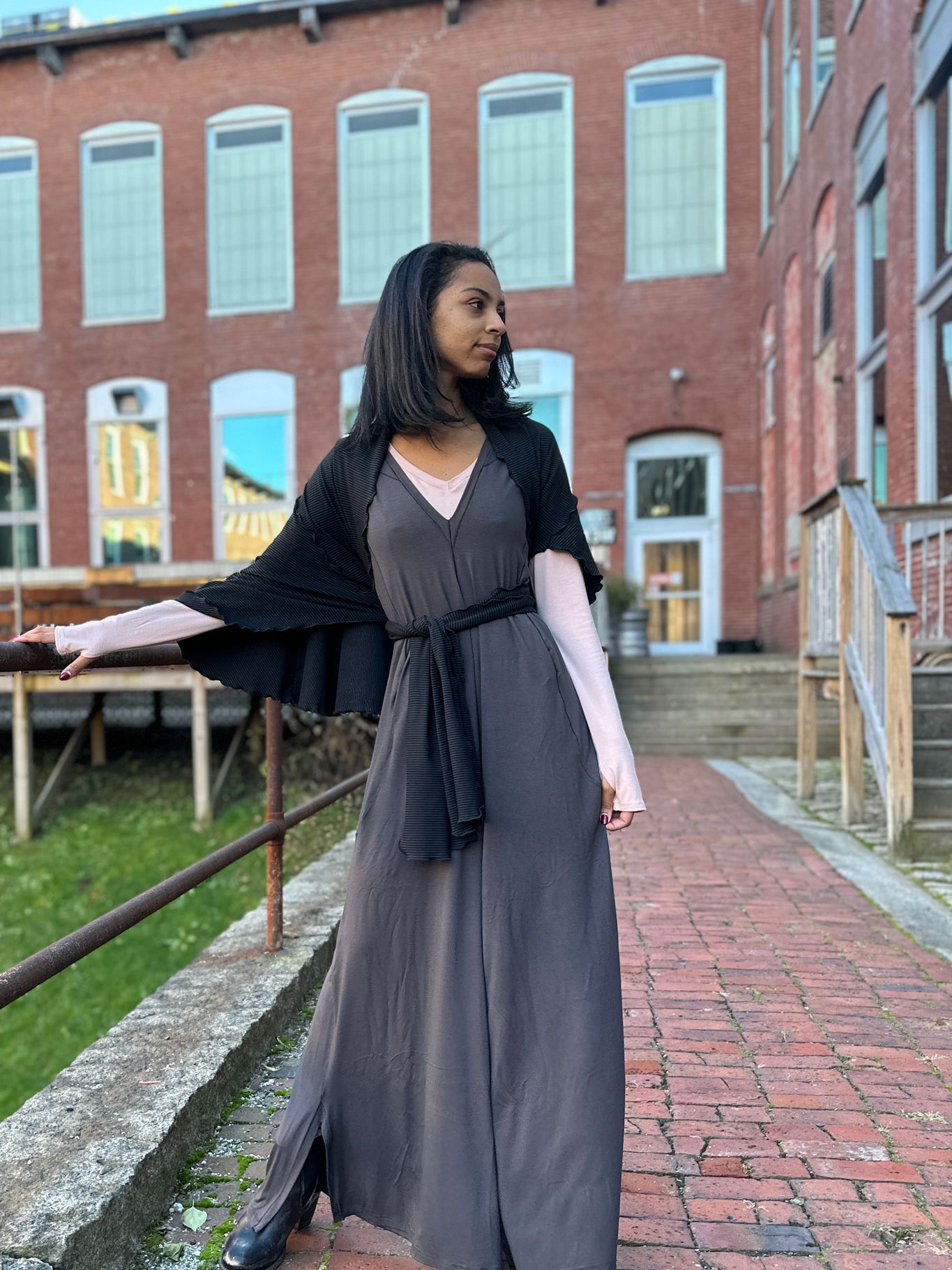 dusk farmer with subtle black girly wrap