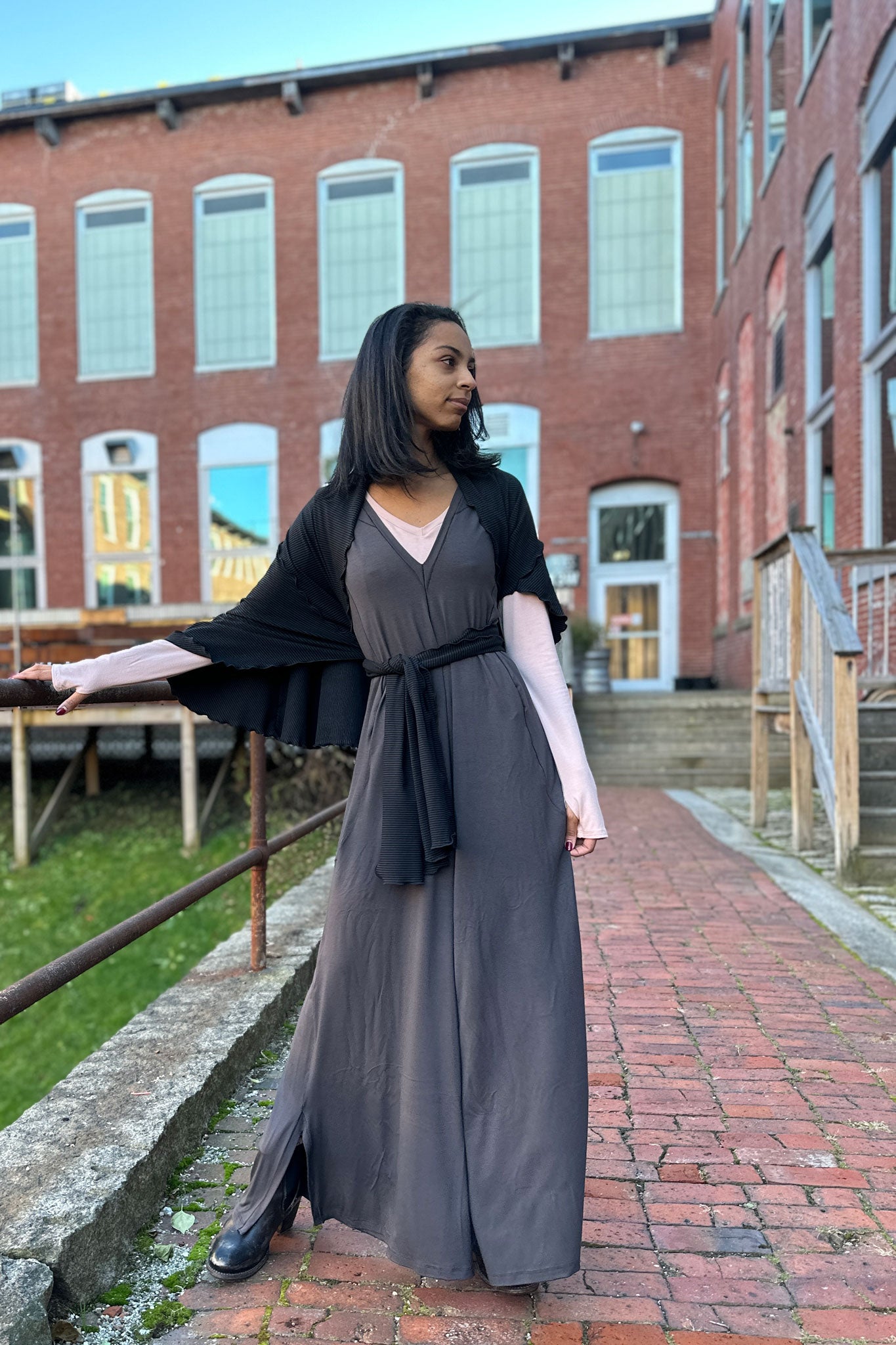 dusk farmer with subtle black girly wrap