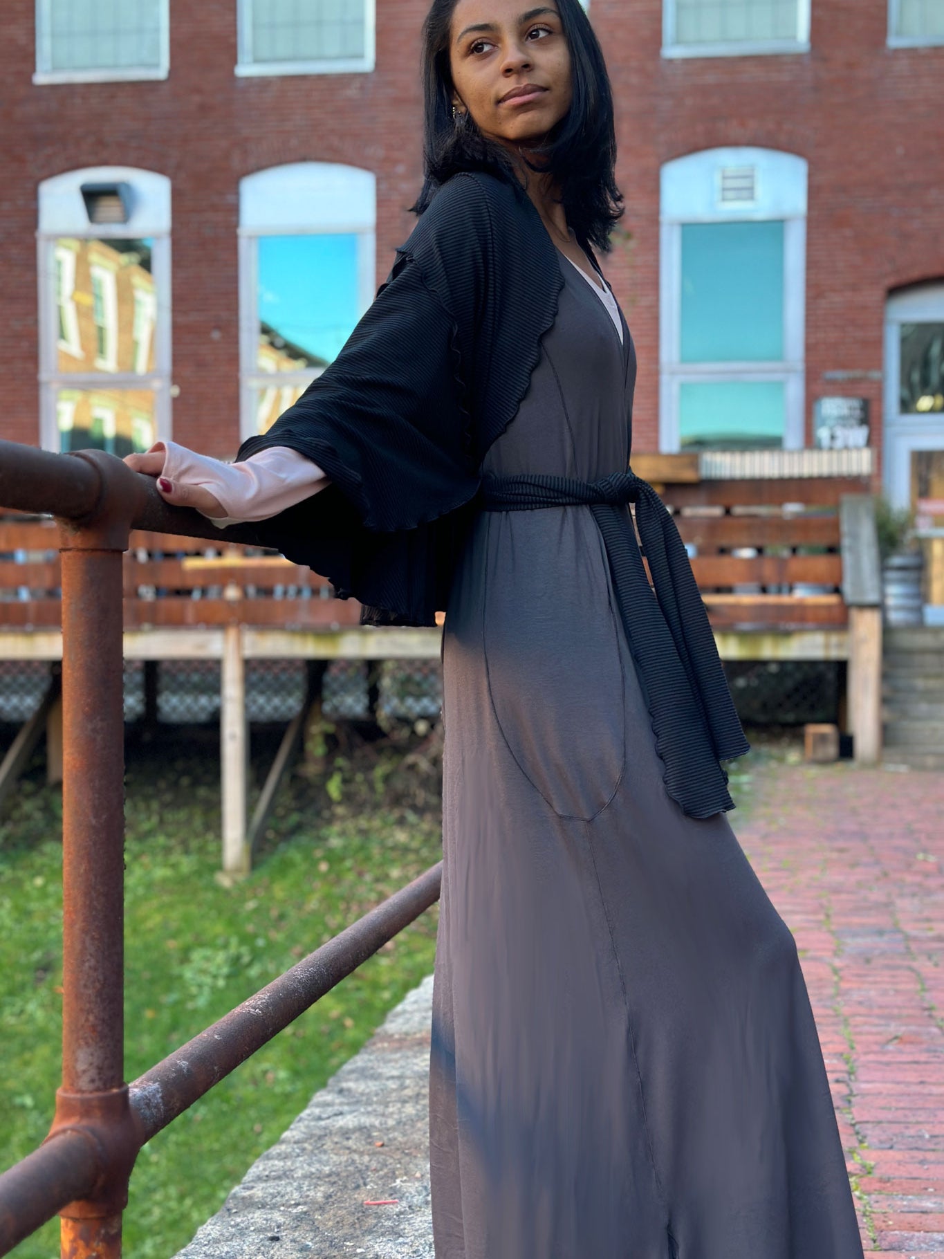 dusk farmer with subtle black girly wrap