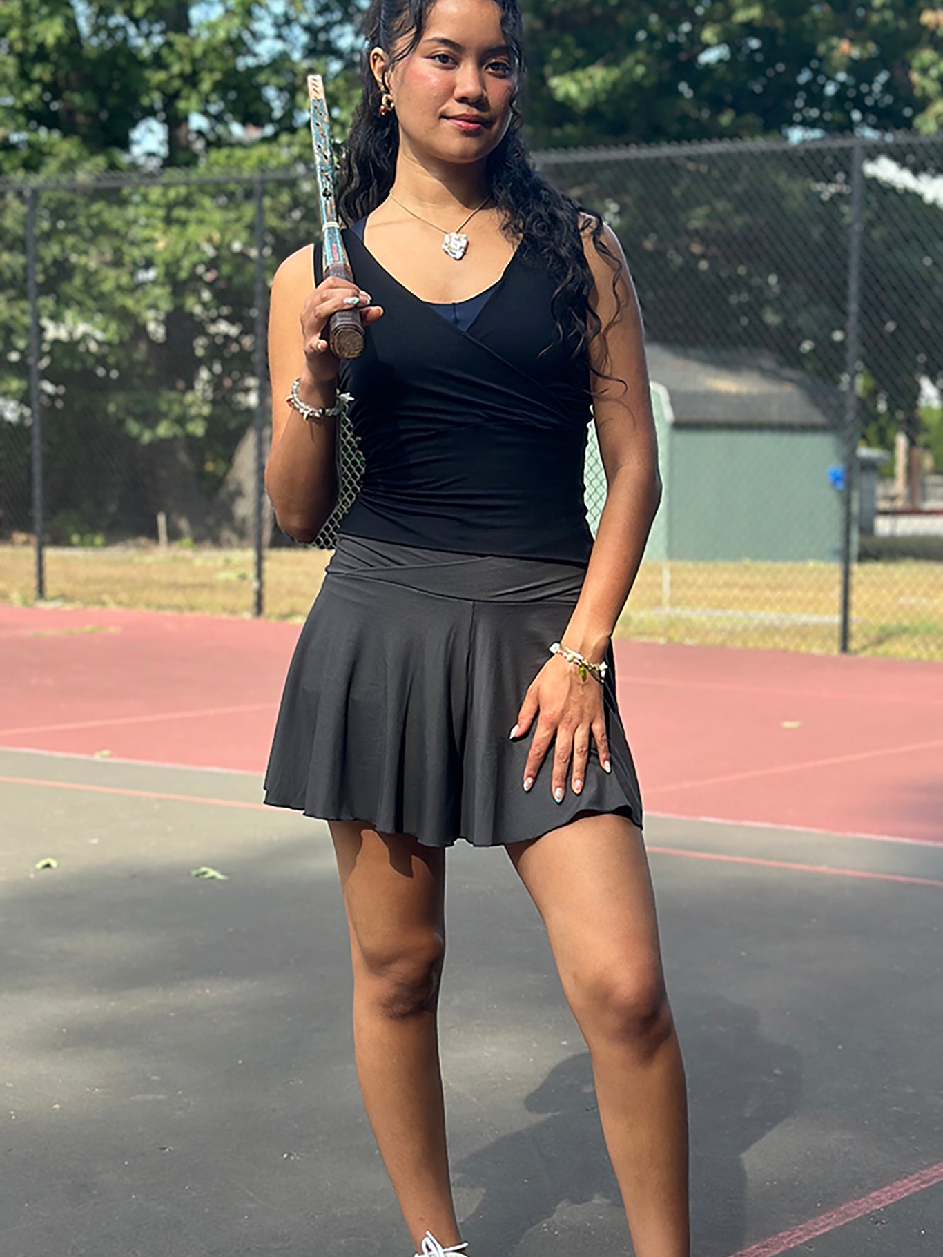 black cross top with dusk birdie