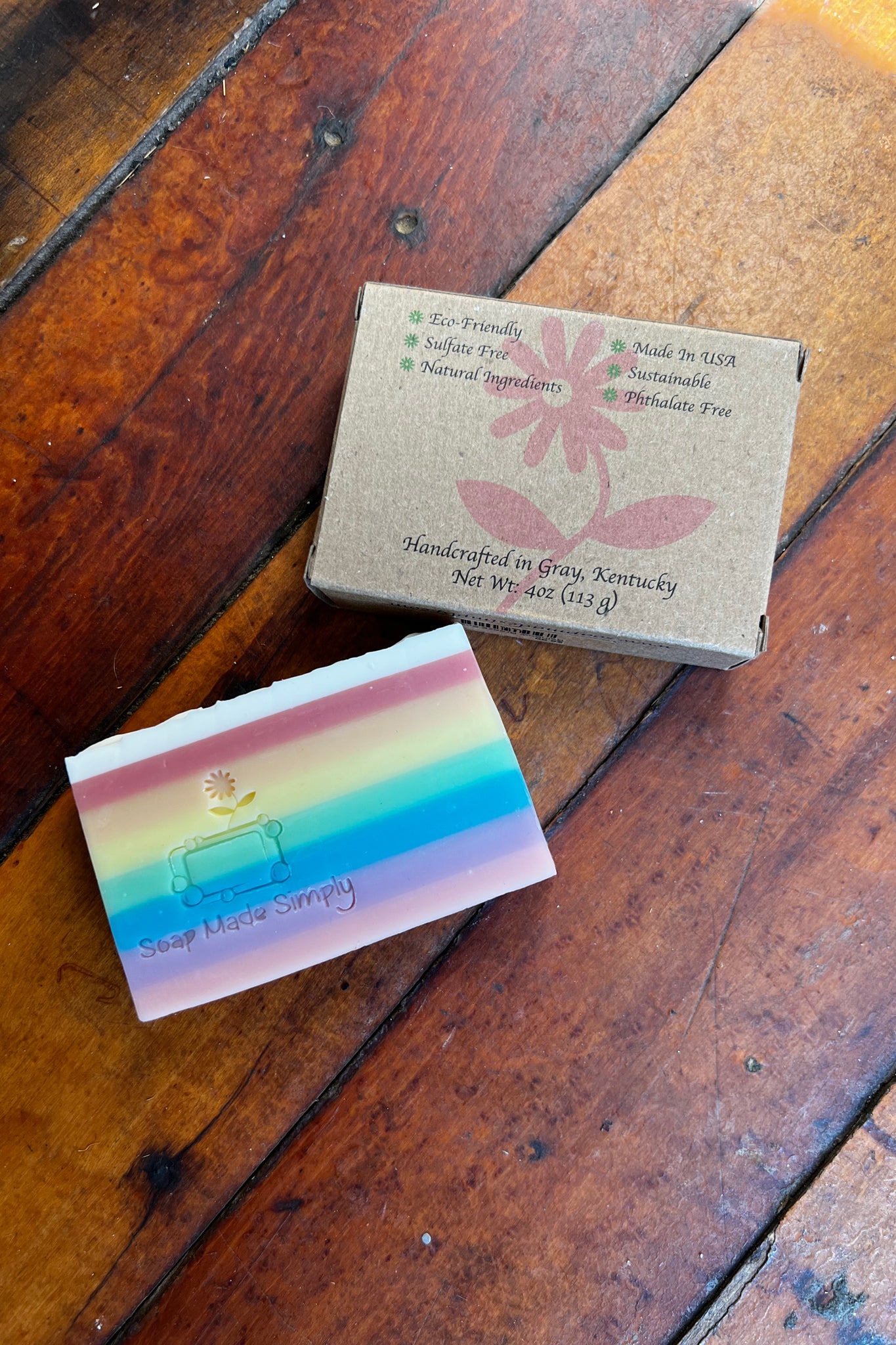 rainbow breeze bar soap