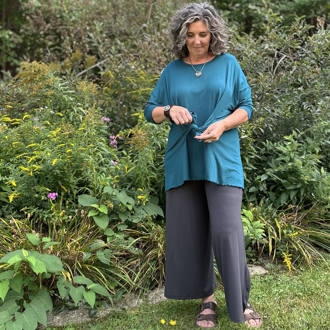 true pearl flowy t in tissue cove