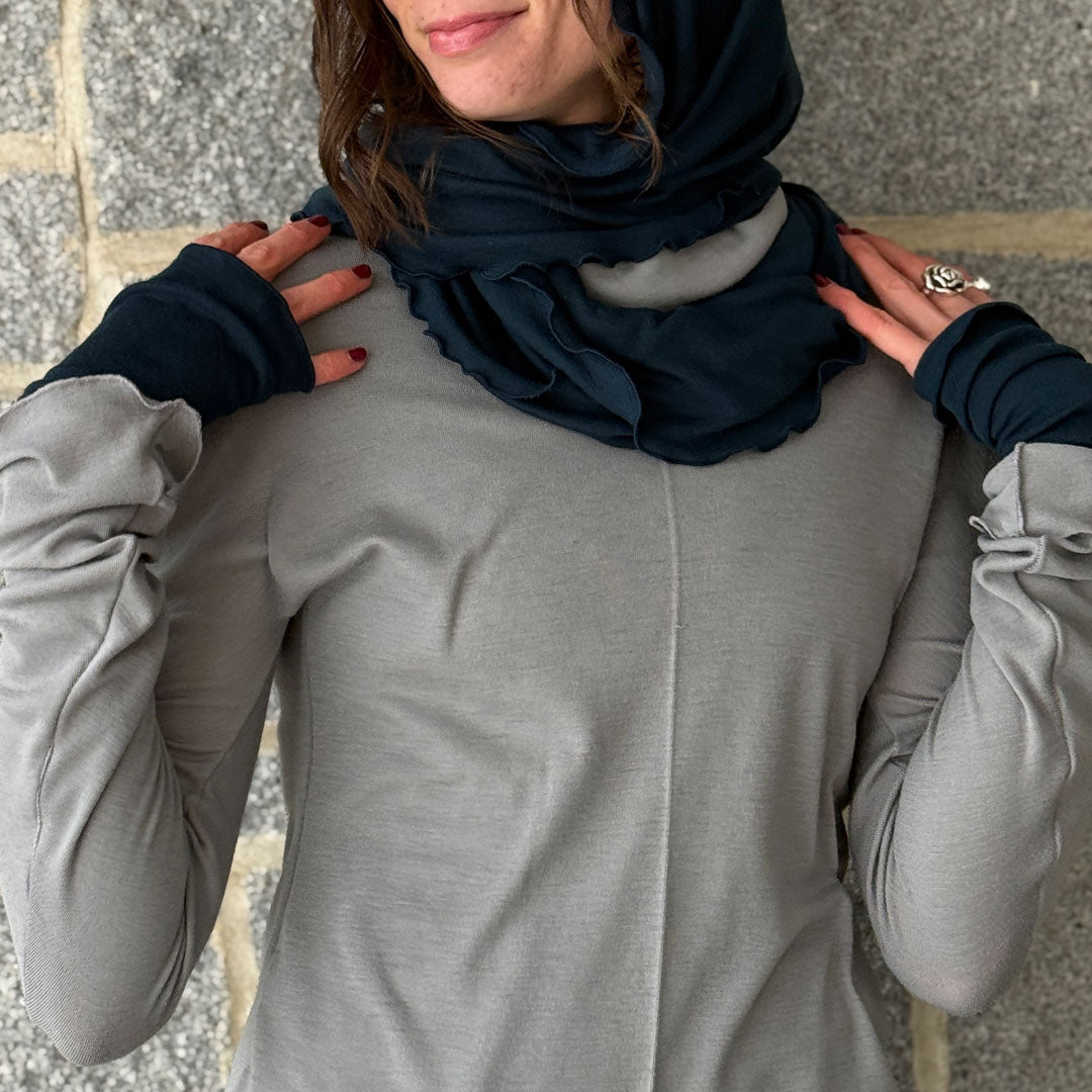 WOOL LOOP infinity scarf shawl