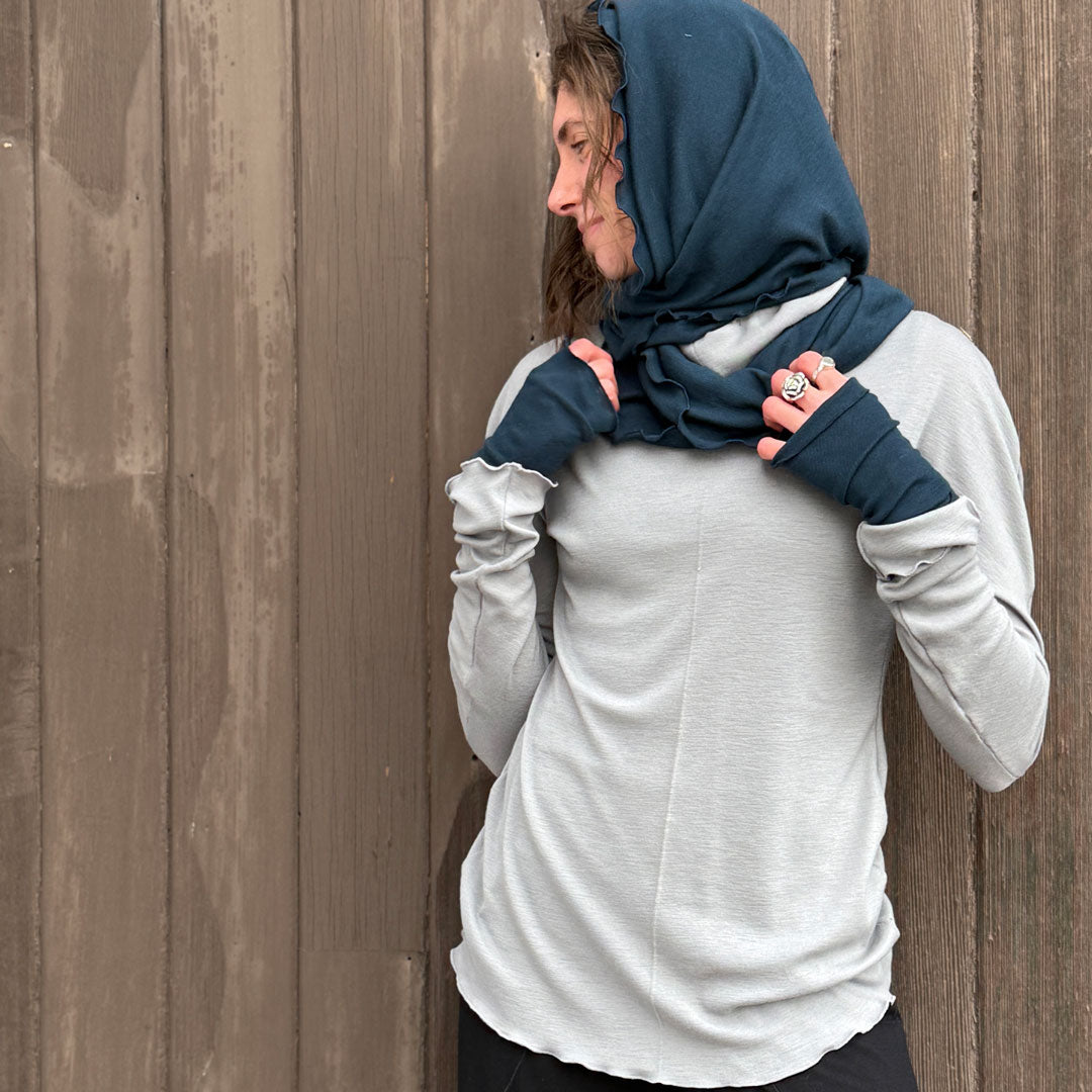 WOOL LOOP infinity scarf shawl