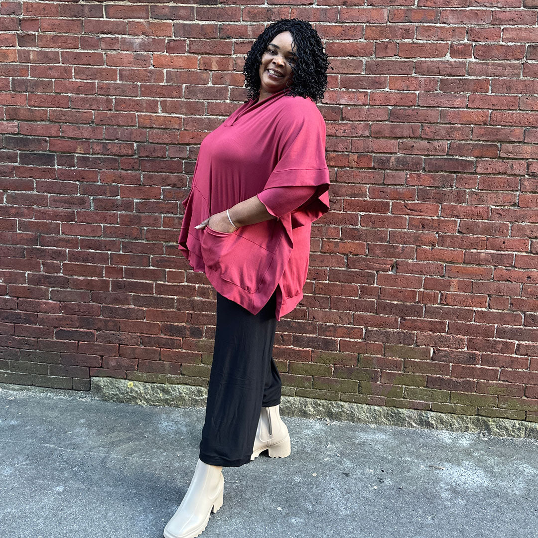 black bamboo bloom with ruby frida