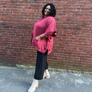 black bamboo bloom with ruby frida