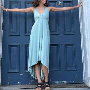 Robe licou à col en V HARMONY