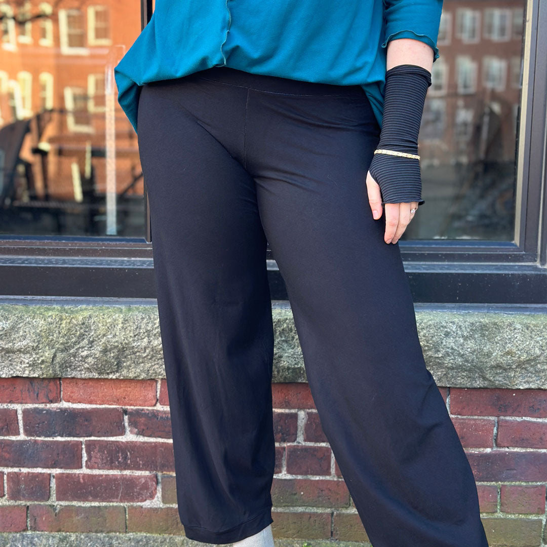 black bamboo bloom pant