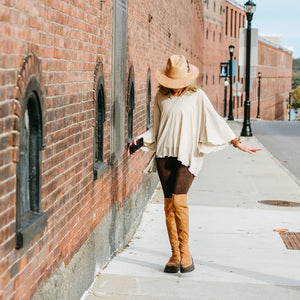 heaven shimmer lil fox with with mineral base legging