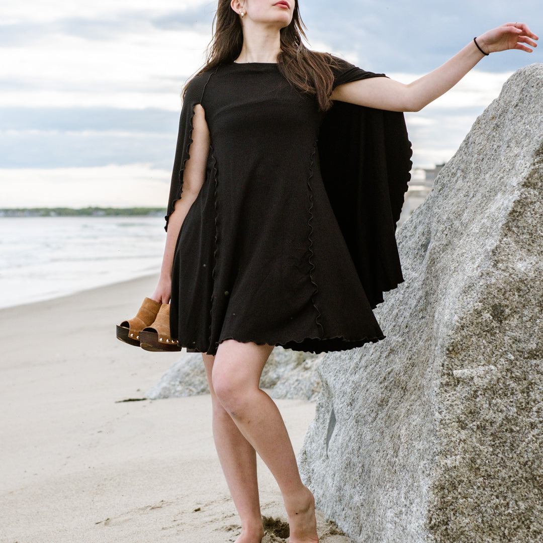 angelrox® dahlin' dress in black