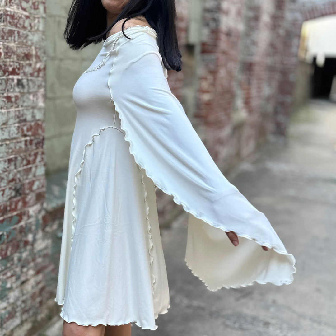 dahlin' dress in milk