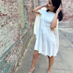 angelrox® dahlin' dress in milk