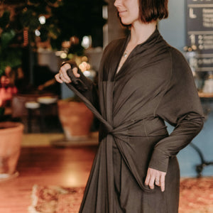 dusk pine sable duster - color is dependent on light