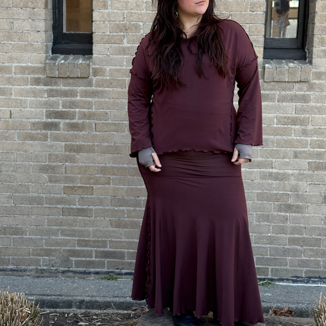 Robe jupe poncho douillet LADY FLIRT