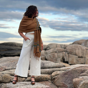 suger® shawl earth tribe styled with milk hug + milk harlow