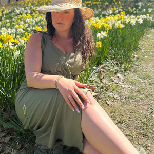 Vestido de verano midi fluido ISLAND