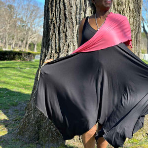 Vestido de verano midi fluido ISLAND